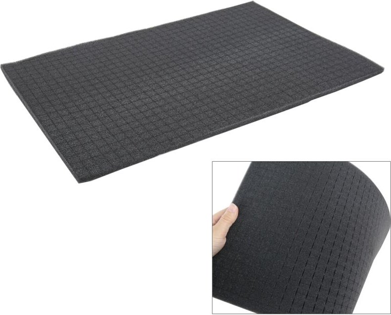 HMF - 1456 Rasterschaumstoff, Double-Size Würfelschaum, 345 x 550 mm 10 mm