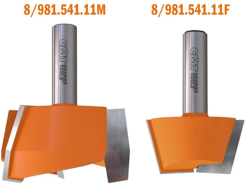 Thumbnail - 981.541.11 2-Teiliges Hartmetallfräserset Für Reparatur S=12 D=47.6/63x20 R