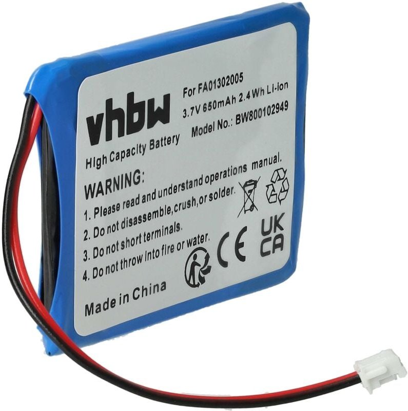 Vhbw - Akku Ersatz für Ericsson BKB201010/1, FA01302005, FA83601195 für schnurlos Festnetz Telefon (650mAh, 3,7V, Li-Ion...