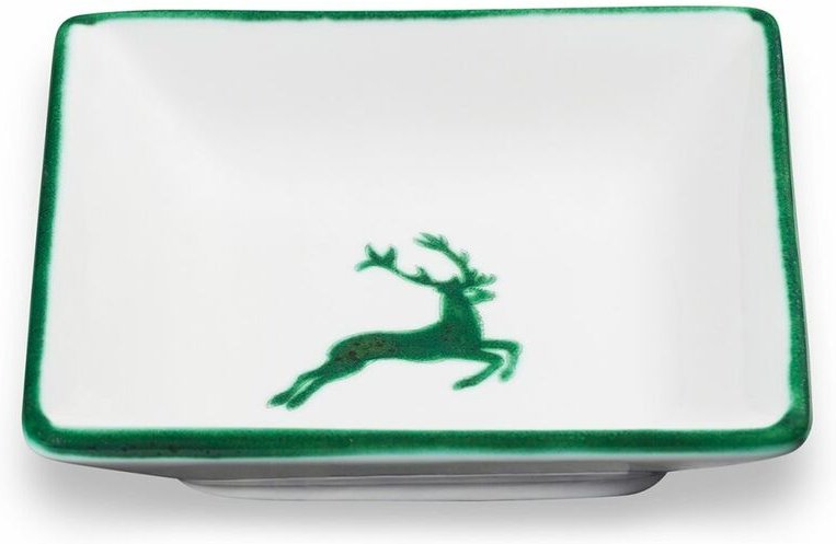 Thumbnail - Gmundner Keramik - Grüner Hirsch, Snackschale (11x11cm)