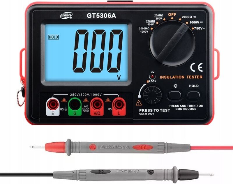 Isolationswiderstandsmessgerät, ACDC-Durchgangstester