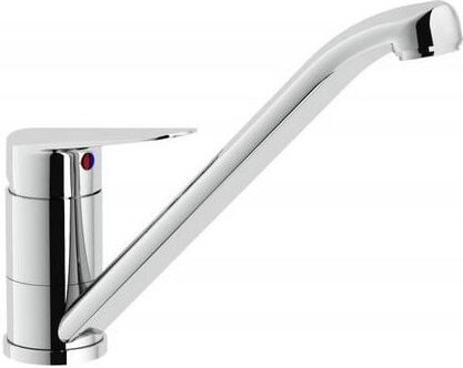 Einhebel-Spültischmischer aus Chrom-Messing Nobili Hera