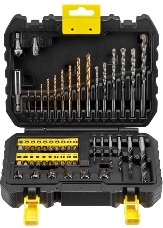 Stanley Zubehör - 50-teiliges Bit- und Bohrer-Set STA88546-XJ