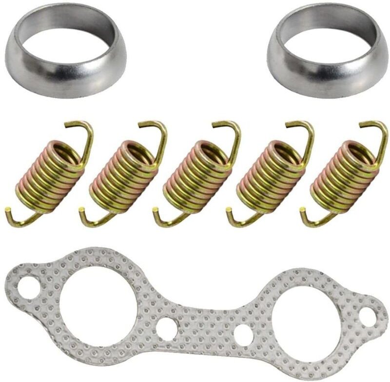 Auspuffdichtung und Donut-Dichtungssatz 5811511 3610047, kompatibel mit Polaris Sportsman 600 700 Ranger 800 RZR 800