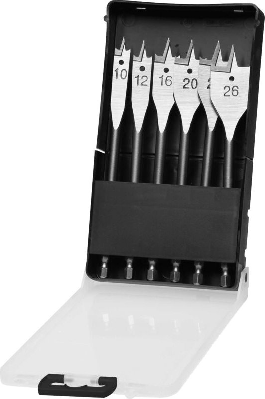 Schnellbohrer-Set 10-26 mm 6-teilig - Pro Set