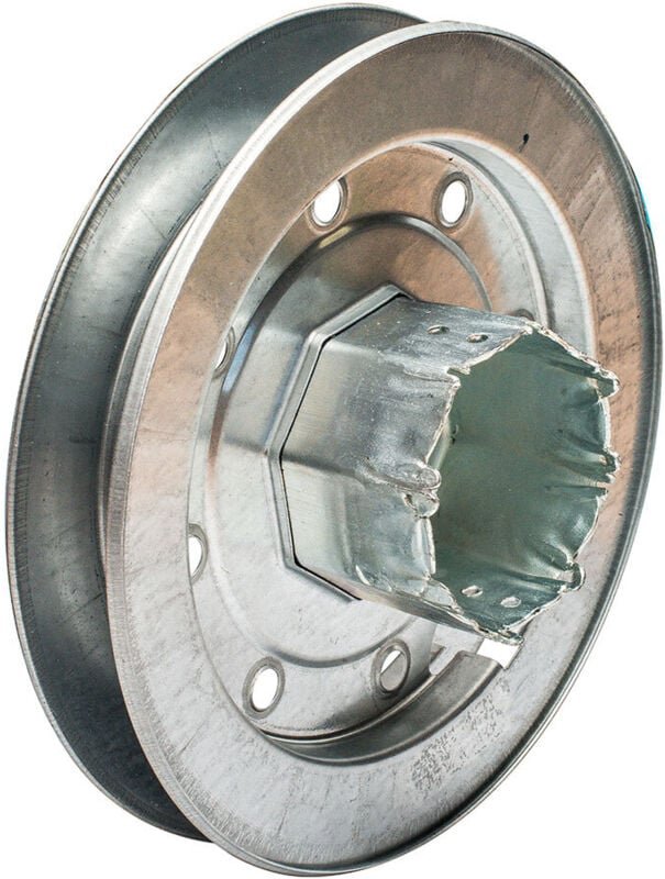 Metallrolle mit Stift 'PR19' für Jalousien Ø15,5cm mit 12mm Stift aus verzinktem Stahl