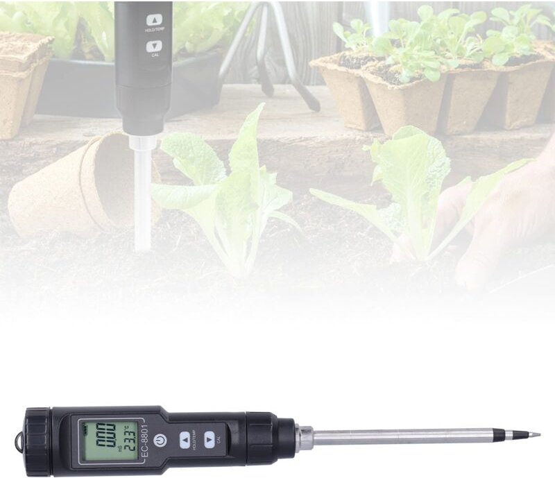 Fitags - Leitfähigkeitsdetektor, tragbares EC-Messgerät mit Sperrknopf