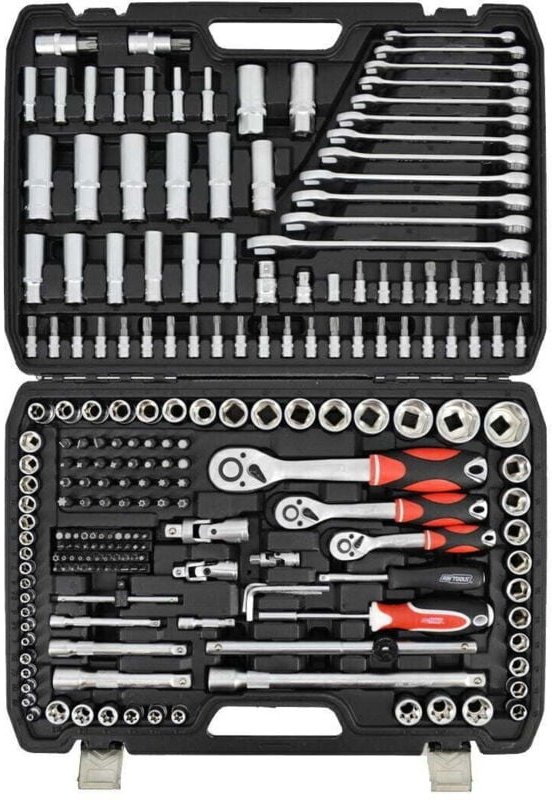 Thumbnail - AWTOOLS SCHLÜSSELSATZ 216-teilig 1/2""/3/8""/1/4"" BLACK LINE