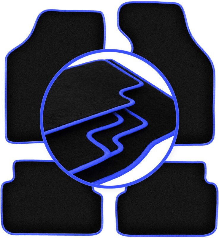 CARLUX-BLUE Autofußmatten für: Mazda Demio Fließheck (1996-2003)