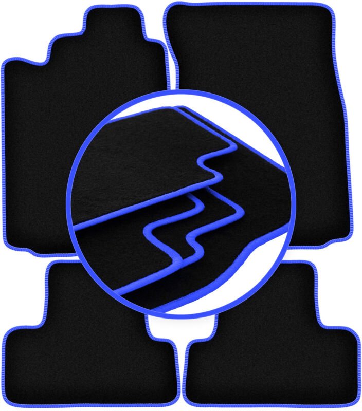 CARLUX-BLUE Autofußmatten für: Mitsubishi Eclipse IV Coupé (2006-)