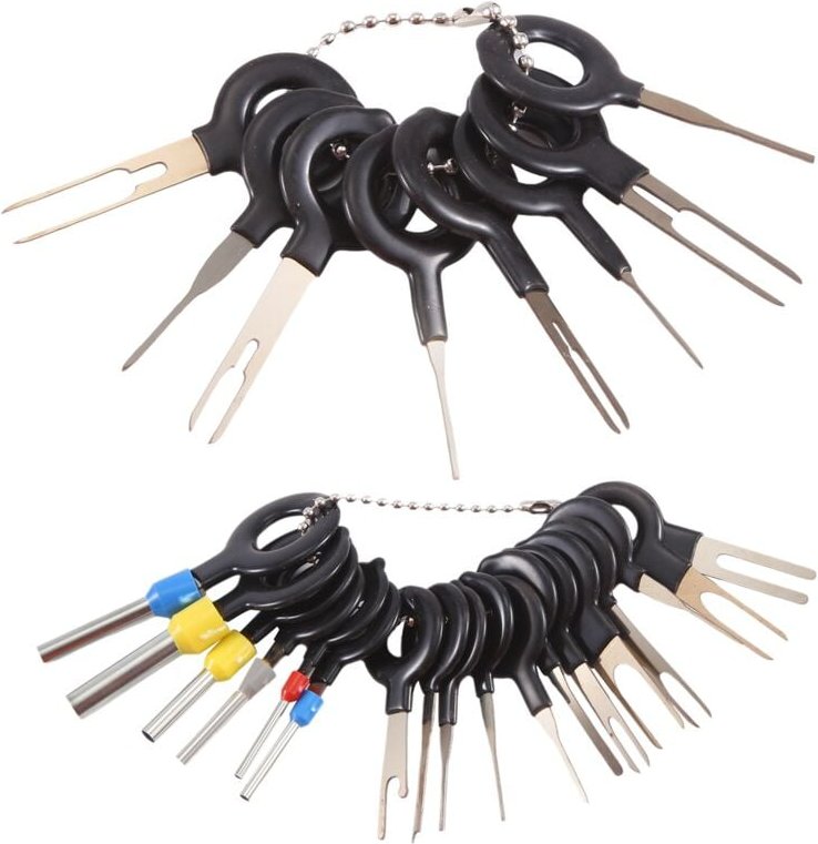 Tlily - Kfz-Werkzeuge 26 StüCke Auto Terminal Removal Tool Kit Drahtverbinder Pin Release Extractor Puller