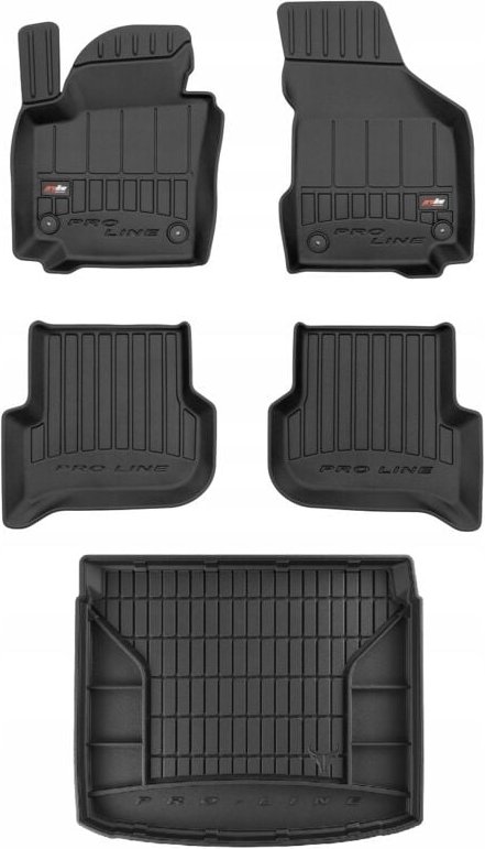 SET 3D Gummimatten Seat Altea 2006-2015 d