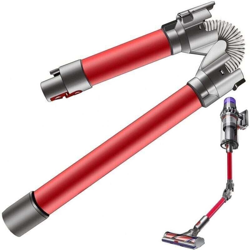 Asta pieghevole telescopica compatibile con Quick per V7 V8 V10 V11 V15 per la pulizia sotto mobili, tavoli, letti, aspi...