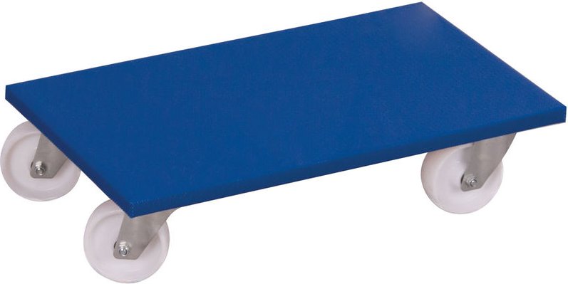 VARIOfit Möbelhund mit Kunststofflenkrollen 2 Stück 500 kg Tragkraft 600x350x175mm Maße