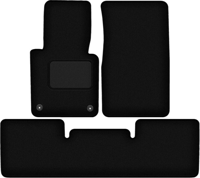 Schwarze Veloursmatten für: Mercedes G W461 Offroad (1978-2008)