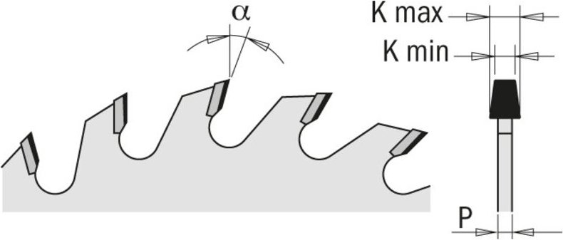 238.125.20H KONISCHES SCHERENBLATT DP 125x3.1-3.7/2.2x20 Z20