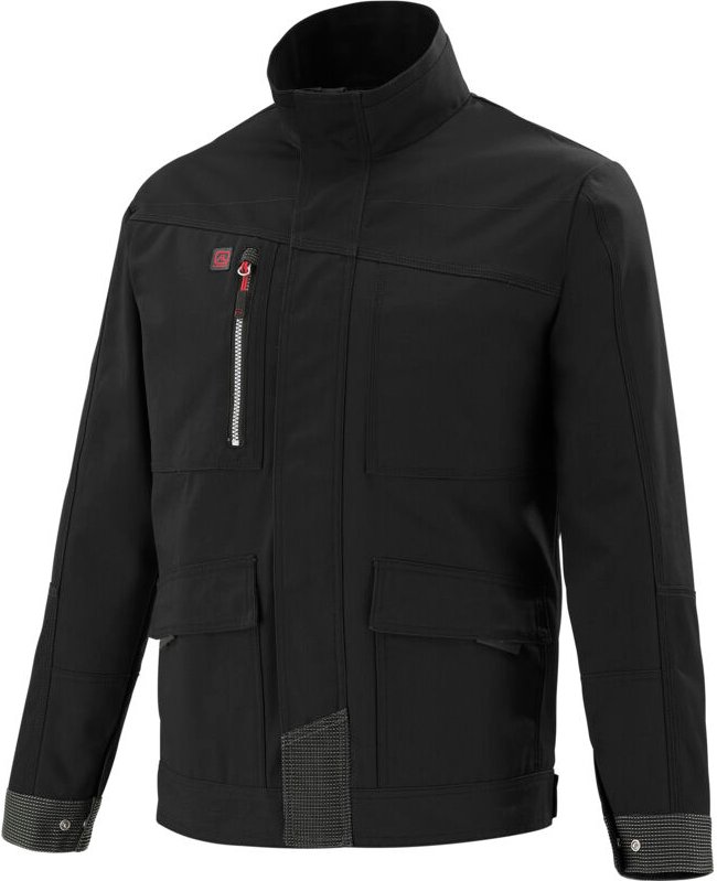 Schwarze Tool-Jacke S