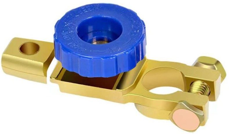 12-V-Batterietrennschalter, Batterietrennschalter, für 12 V, 24 V, 36 V, Motorrad, Auto, LKW, Boot, Wohnwagen (blau)