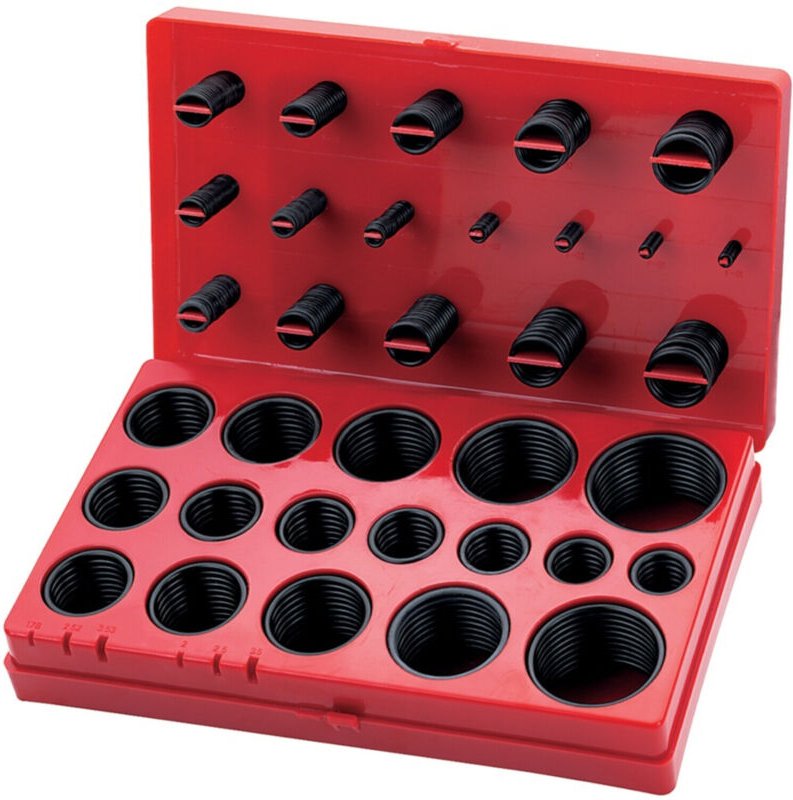 O-Ring box k, nbr 70, nbr 70, zöllig, 407 St. 32 Abmessungen, 2,9x1,78 bis 50,39