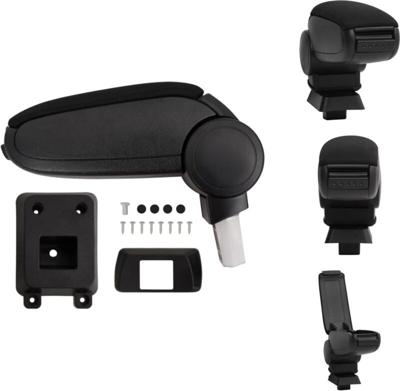 Kfz-Sitze - Living Auto-Armlehne Schwarz 12x33x(24-42) cm abs - Schwarz