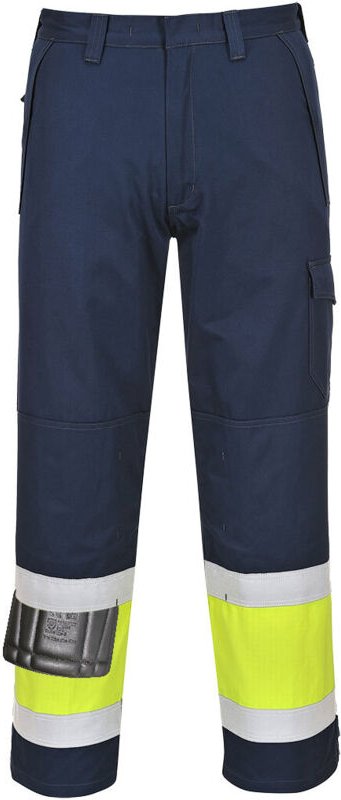 Hochsichtbare Hose MODAFLAME Gelb/Navy 2XL