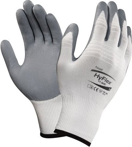 PACK SIZE 9 Ansell-Handschuhe GRAY 12 Paare