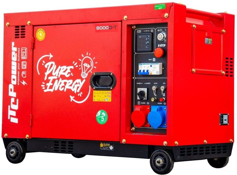 8000D Diesel Stromaggregat full power 8KVA 400V/230V - Itc Power