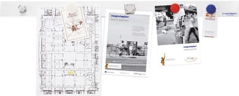 Magnetleisten-Set 1000mm m. 6 Haltemagneten