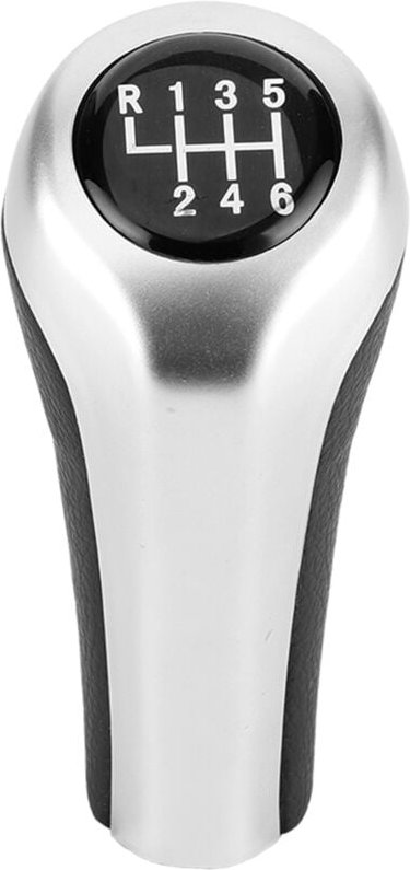 Jeffergarden - 6-Gang-Schaltknauf, Schalthebelkopf, passend für 3er-Serie, 1er-Serie, X1 E60 E61 E62 E87 E88 E90 E91 E83