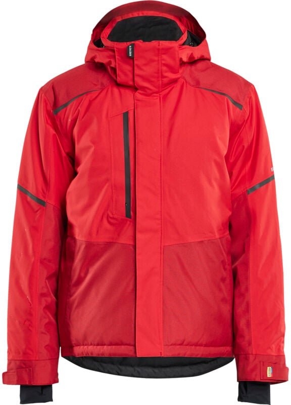 Thumbnail - Arbeitsjacke Winter Stretch 2D 4881 – Rot/dunkelrot XS