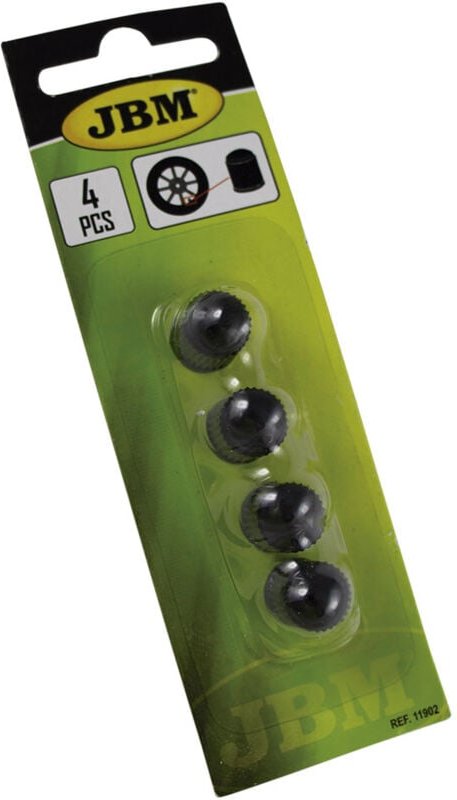 Schwarze Kunststoffstopfen für Pneumatikventile (4 Stk.) JBM 11902