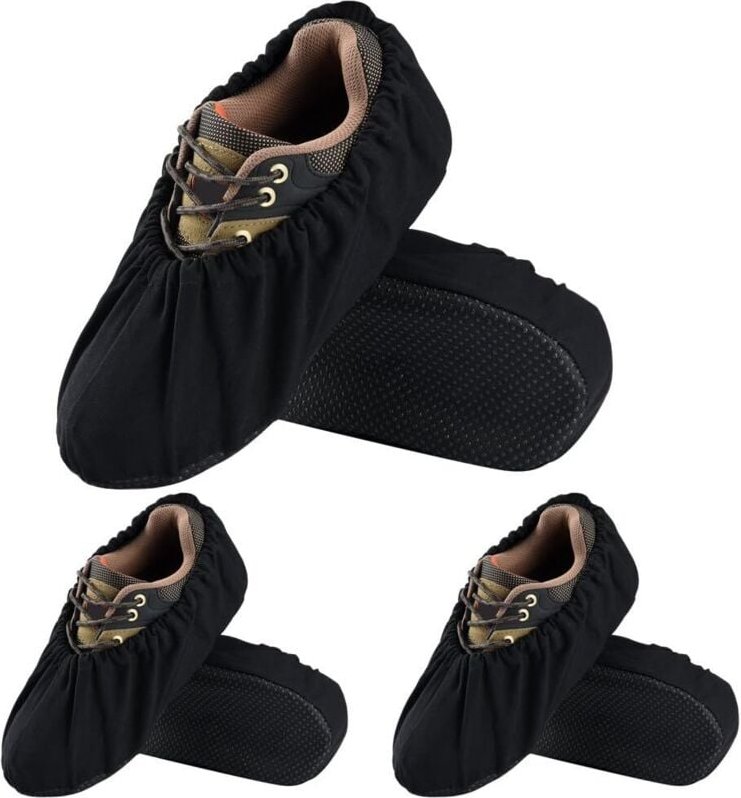 Staubdichte Schuhüberzieher für Zuhause M (EU 37-43), Widerstandsfähige Schuhüberzieher, Wiederverwendbare Überschuhe (3...