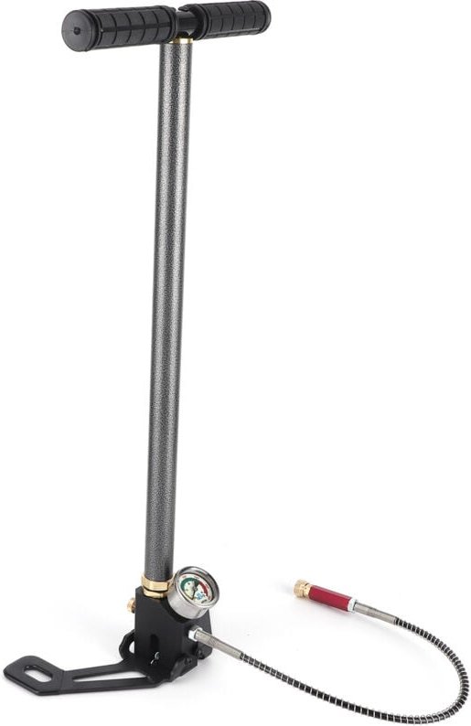 Pompe à Pied 3 Etages 6000PSI Air Gun Pumpe pcp pompe à pied avec manomètre Pompe Haute Pression Pour Pistolets - Rosvol...