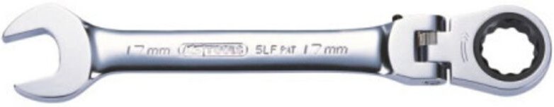 Ringmaulschlüssel mit Ratsche und neigbarem Kopf mit GEARplus-Verriegelung, 18 mm KS TOOLS