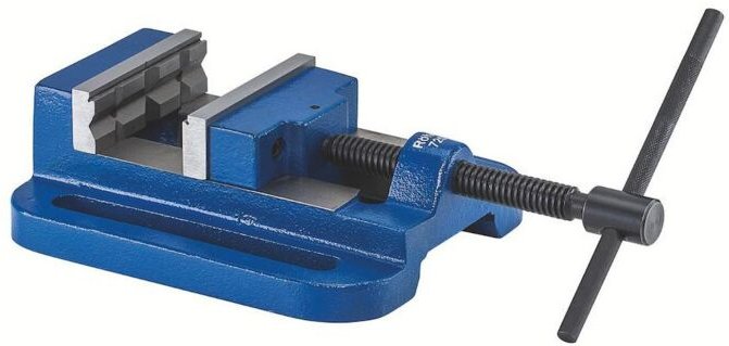 Röhm Bohrmaschinen-Schraubstock BSH, Größe 5, Backenbreite 100, robuste Ausführung - 007201