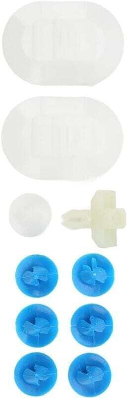 10Pcs Auto Seite Rock Fastener Clips 1610186180 Ersatz Starke Spannkraft