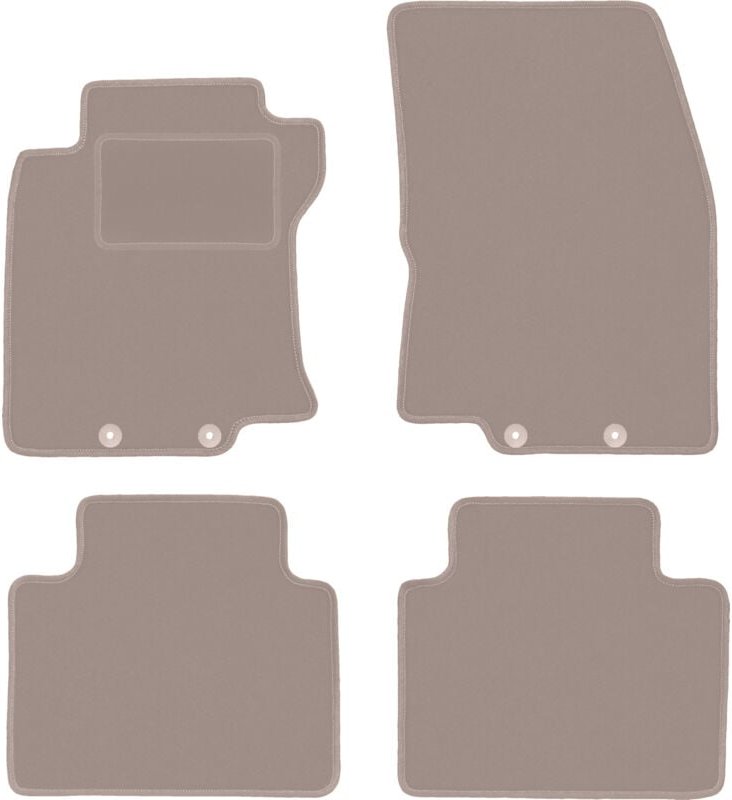 Beige Veloursmatten für: Nissan X-Trail III T32 SUV (2013-2017)