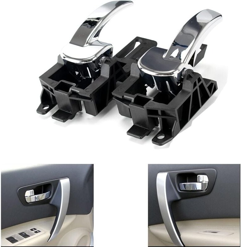 Memkey - Türgriff für Nissan Qashqai 2007–2013, links und rechts, 80671-JD00E, 80670-JD00E, 2 Stück (Vordersitz).