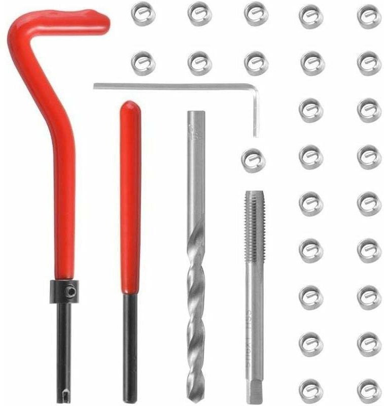 M6 x 1,0 mm Helicoil-Gewindereparaturset (30 Stück)