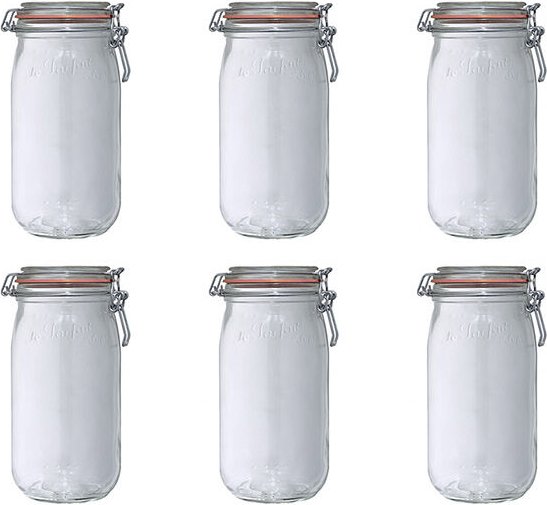 Set mit 6 gläsern 1,5 l Le Parfait 900508