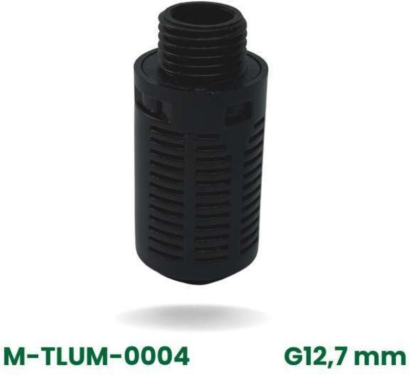 Kunststoffschalldämpfer 12,7 mm Gewinde