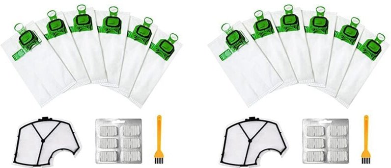 2X für Kobold Vakuum Staubsauger Beutel Kit Kompatibel für Kobold VK140 VK150-B