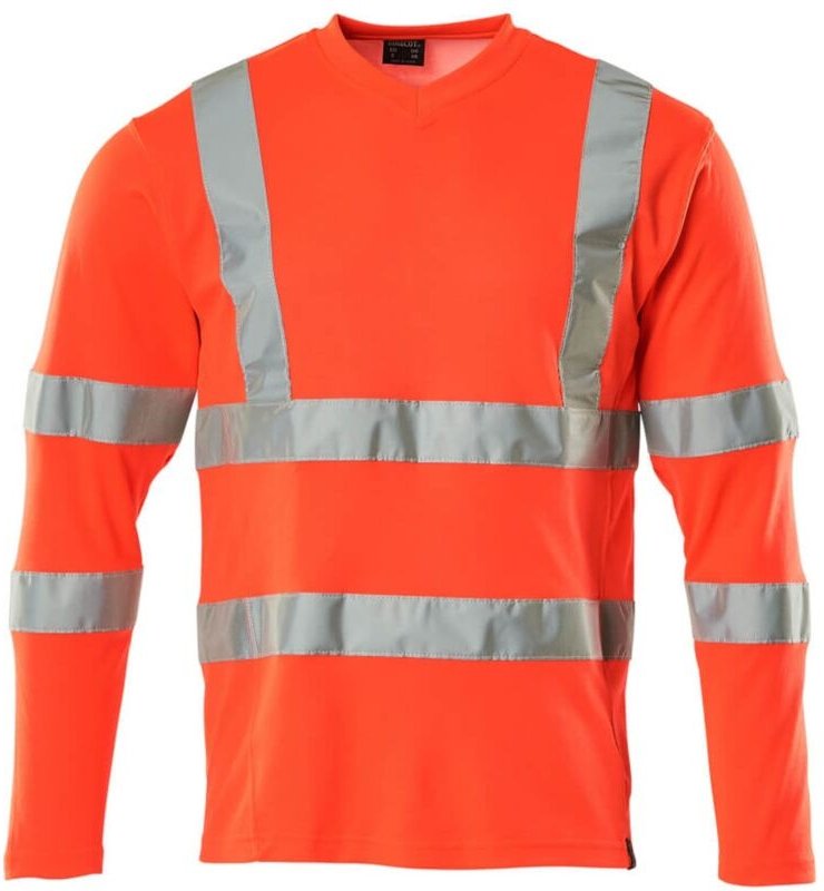 Mascot Warnschutz Langarmshirt SAFE CLASSIC 18281 Gr. 2XL warnrot