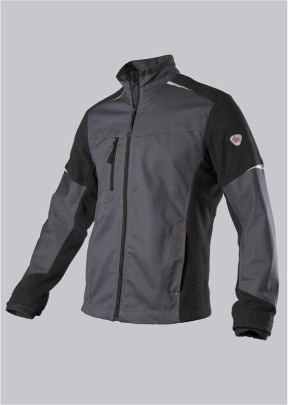 FP - bp Herrenfunktionsjacke 1992 570, Gr. 48/50 anthrazit/schwarz