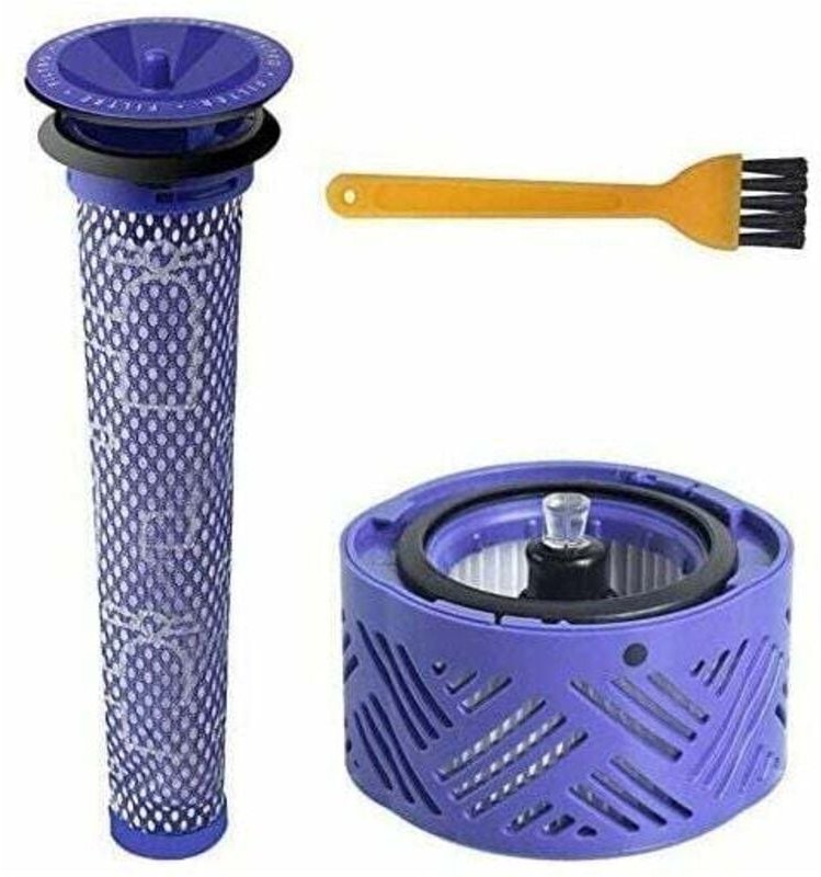 Nachmotor-HEPA-Filter V6 und Vorfilter für Staubsauger V6, V7, V8, Ersatzfilter-Set für Dyson V6-Reihe, Staubsauger-Zube...
