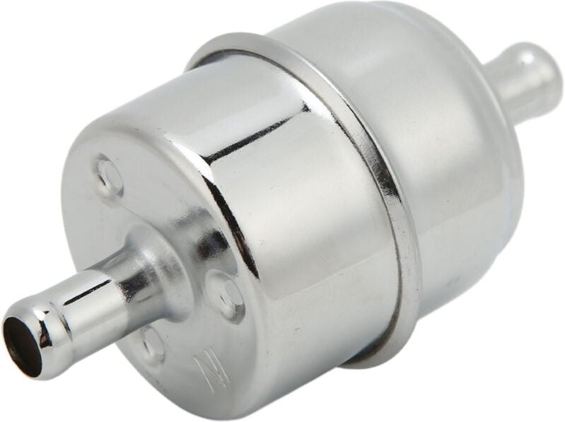 Zoternen - 9746 Auto Kraftstofffilter, Verchromt 3/8 Zoll High Flow Kraftstofffilter Inline Schlauch 9746 Chrom Universa...