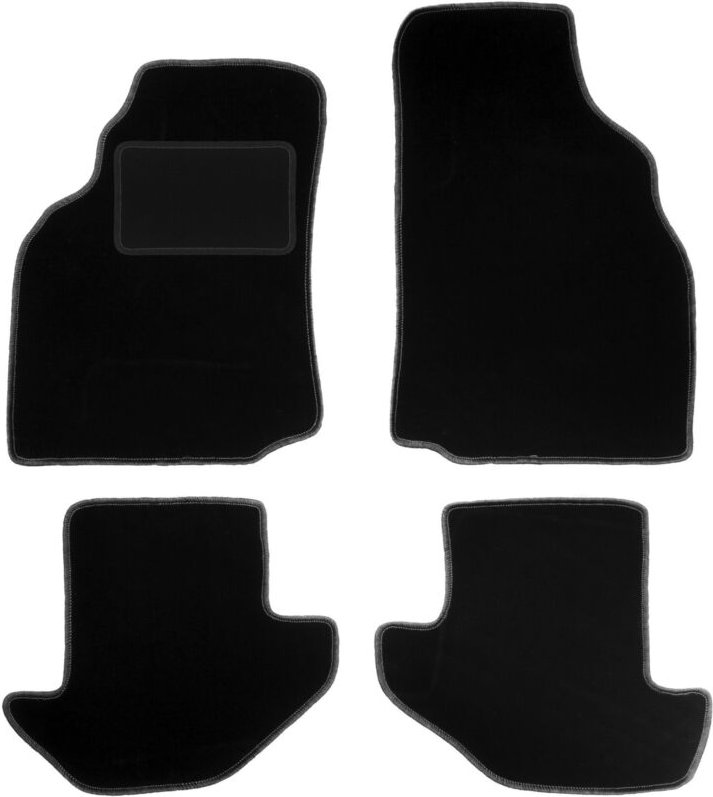 Schwarze Veloursmatten für: Ford Puma Coupé (1997-2001)