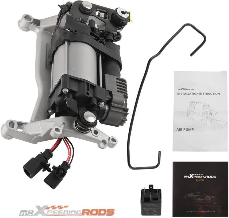 Kompressor Luftfahrwerk + Halterung for Porsche Cayenne 92A VW Touareg 7P5, 7P6