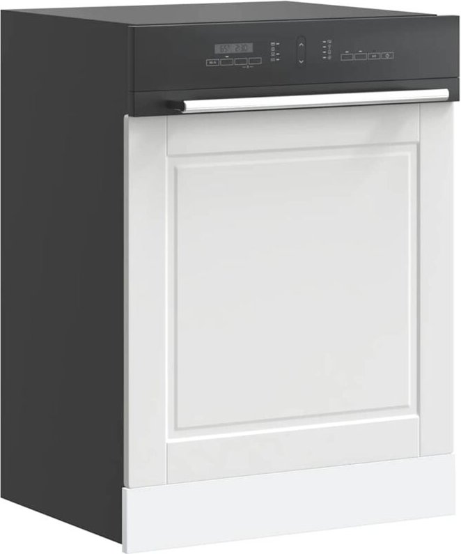 Geschirrspülerblende Porto Weiß 60x1,5x67 cm Holzwerkstoff Vidaxl