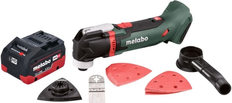 Metabo MT 18 LTX Akku Multitool 18 V OIS / Starlock + 1x LiHD Akku 5,5 Ah - ohne Ladegerät